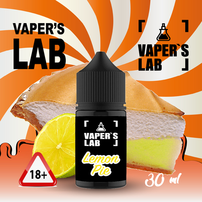 Фото, Відеоогляди Рідина Salt Vaper's LAB Salt Lemon pie 30 ml