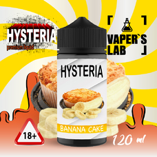 Жидкости для вейпа Hysteria Banana Cake 120