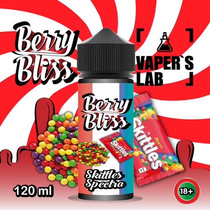 Фото жижки для вейпа berry bliss skittles spectra 120 мл (конфеты скитлс)