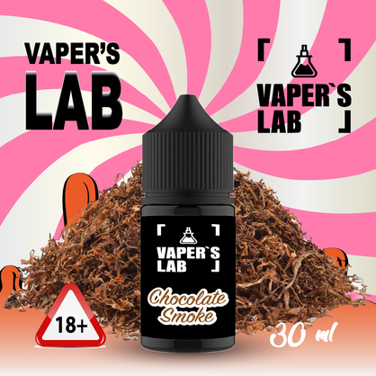 Фото, Відеоогляди Рідина Salt Vaper's LAB Salt Chocolate smoke 30 ml