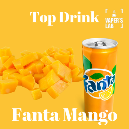 Фото, Видео жижки для подов Top Drink SALT "Fanta Mango" 30 ml