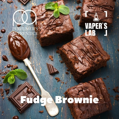 Фото, Видео, ароматизатор для самозамеса TPA "Fudge Brownie" (Шоколадный пирог с карамелью) 