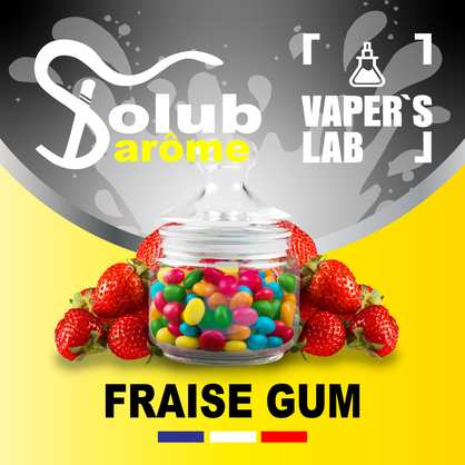 Фото, Відеоогляди на Aroma Solub Arome "Fraise Gum" (Полунична жуйка) 