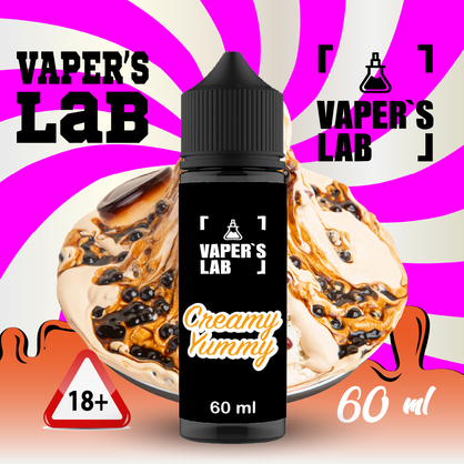 Фото, Видео на Заправки до вейпа Vapers Lab Creamy yummy 60 ml