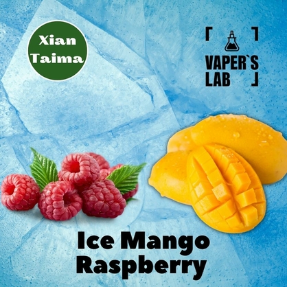 Фото, Відеоогляди на Ароматизатори для вейпа Xi'an Taima "Ice Mango Raspberry" (Холодний манго та малина) 