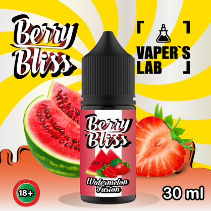 Фото сольова жижа top berry bliss watermelon fusion 30 мл