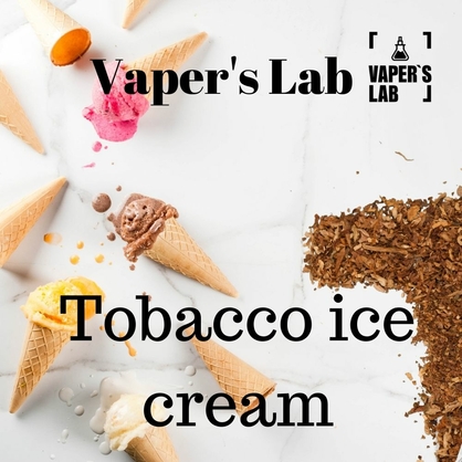 Фото заправка для вейпа дешево vapers lab tobacco ice cream 120 ml