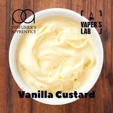 Ароматизатори для сольового нікотину Натуральні ароматизатори для вейпа TPA "Vanilla Custard" (Ванільний крем)