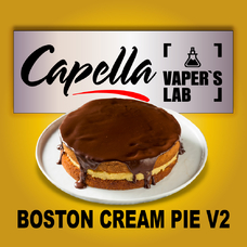 Аромка для вейпа Capella Flavors Boston Cream Pie v2 Бостонський пиріг