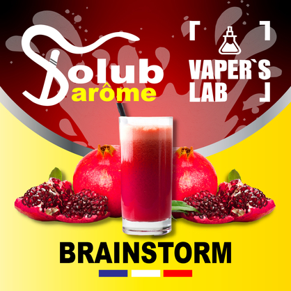 Фото, Відеоогляди на Преміум ароматизатори для електронних сигарет Solub Arome "Brainstorm" (Гранатовий напій) 