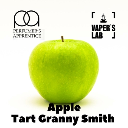 Фото, Видео, Премиум ароматизаторы для электронных сигарет TPA "Apple (Tart Granny Smith)" (Зеленое яблоко) 