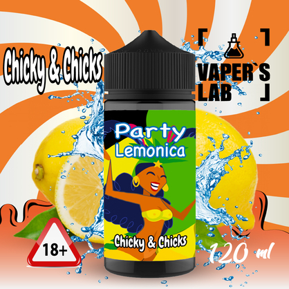 Фото купить жидкость chicky party lemonika 120 мл