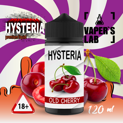 Фото жижа для вейпа купить hysteria old cherry 100 ml