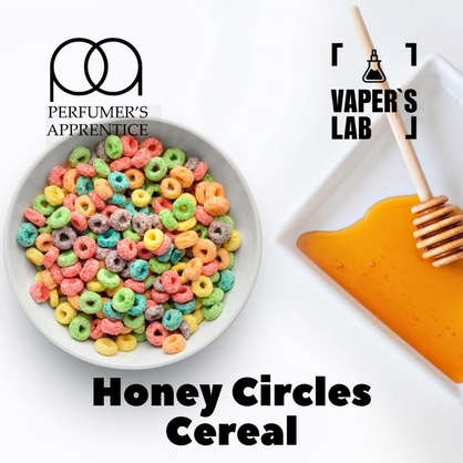 Фото, Видео, Аромки для самозамеса TPA "Honey Circles Cereal" (Медовые колечки) 