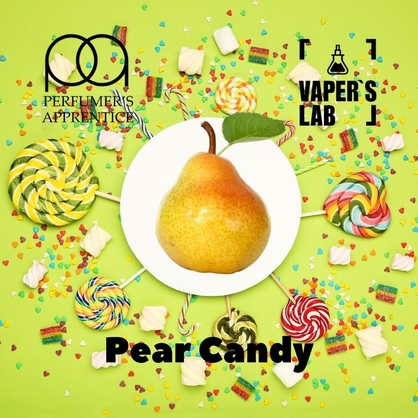 Фото, Видео, Пищевой ароматизатор для вейпа TPA "Pear Candy" (Грушевая конфета) 