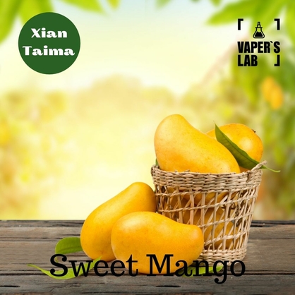 Фото, Видео, Премиум ароматизаторы для электронных сигарет Xi'an Taima "Sweet Mango" (Сладкий манго) 