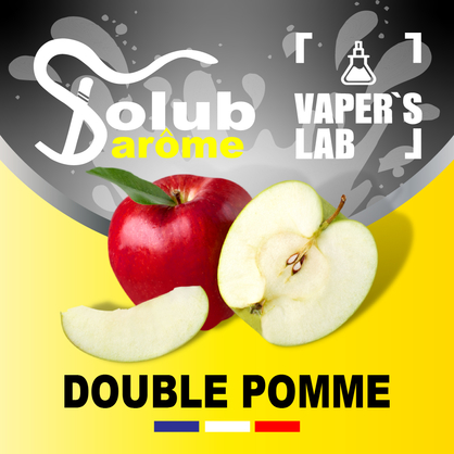 Фото, Видео, Ароматизаторы для жидкости вейпов Solub Arome "Double pomme" (Красное и зеленое яблоко) 