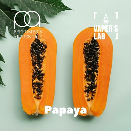 Фото, Видео, ароматизатор для самозамеса TPA "Papaya" (Папайя) 
