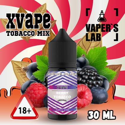 Фото, Відеоогляди Рідина Salt XVape Salt Berry Tobacco 30 ml