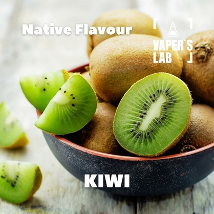 Фото, Відеоогляди на Аромки для вейпів Native Flavour "Kiwi" 30мл 