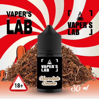 Фото, Видео на солевую жижу дешево Vaper's LAB Salt "Chocolate smoke" 30 ml