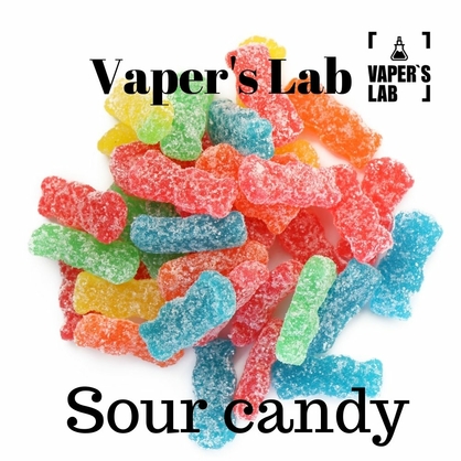 Фото заправка для електронної сигарети vapers lab sour candy 120 ml