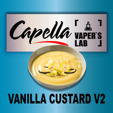 Аромка для вейпа Capella Flavors Vanilla Custard V2 Ванильный крем