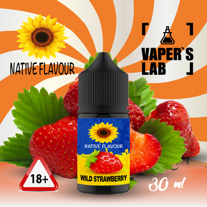 Фото жидкость для под систем native flavour wild strawberry 30 ml