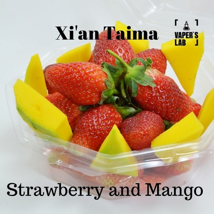 Фото, Видео, Аромки для вейпа Xi'an Taima "Strawberry and Mango" (Клубника манго) 