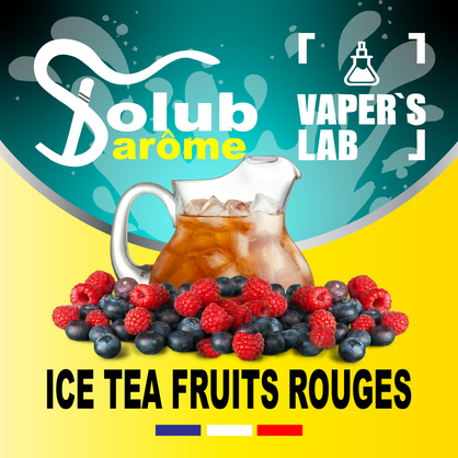 Фото, Видео, Ароматизатор для вейпа Solub Arome "Ice-T fruits rouges" (Ягодный чай) 