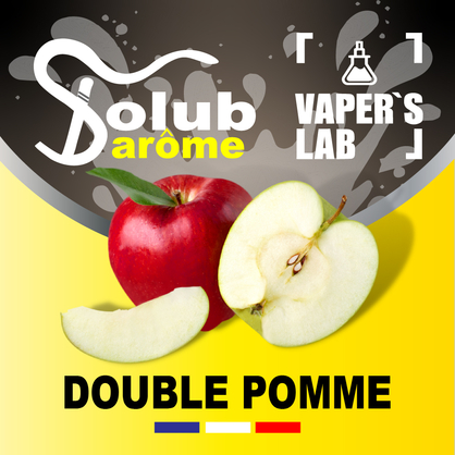 Фото, Видео, Ароматизаторы для жидкости вейпов Solub Arome "Double pomme" (Красное и зеленое яблоко) 