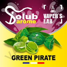 Ароматизатор для жижи Solub Arome "Green pirate" (М'ятні цукерки)