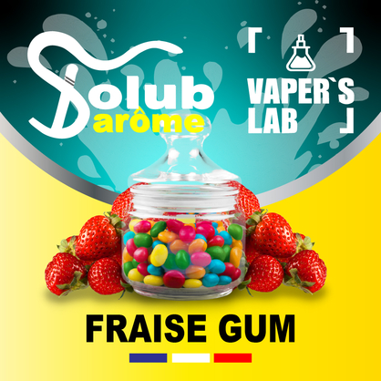 Фото, Відеоогляди на Aroma Solub Arome "Fraise Gum" (Полунична жуйка) 