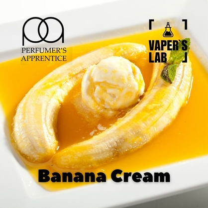 Фото, Відеоогляди на Ароматизатор для самозамісу TPA "Banana Cream" (Банановий крем) 