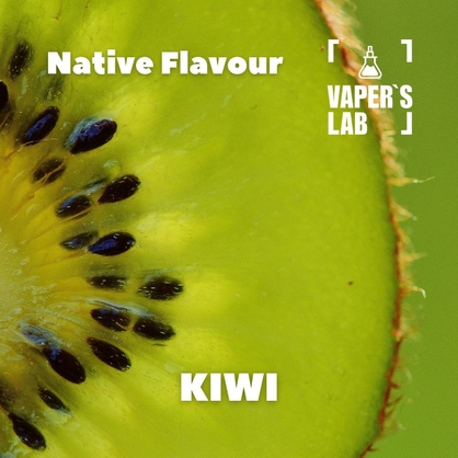 Фото, Відеоогляди на Аромки для вейпів Native Flavour "Kiwi" 30мл 