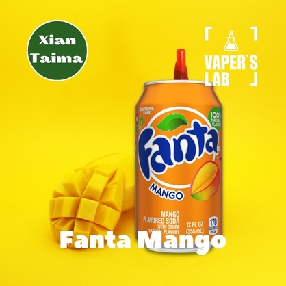 Фото, Видео, Ароматизаторы для вейпа купить украина Xi'an Taima "Fanta Mango" (Фанта манго) 