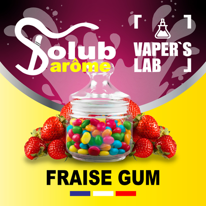 Фото, Відеоогляди на Aroma Solub Arome "Fraise Gum" (Полунична жуйка) 