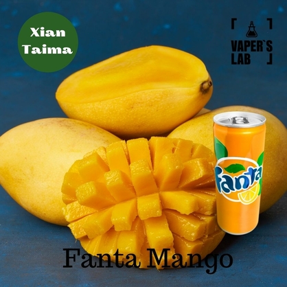 Фото, Видео, Ароматизаторы для вейпа купить украина Xi'an Taima "Fanta Mango" (Фанта манго) 