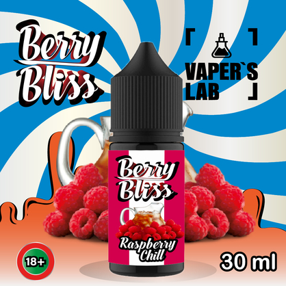 Фото сольова жижа top berry bliss raspberry chill 30 мл