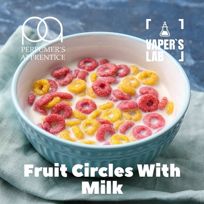 Фото, Видео, Аромки для самозамеса TPA "Fruit Circles With Milk" (Фруктовые колечки в молоке) 