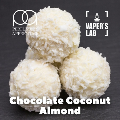 Фото, Видео, Премиум ароматизатор для электронных сигарет TPA "Chocolate Coconut Almond" (Шоколад кокос и миндаль) 