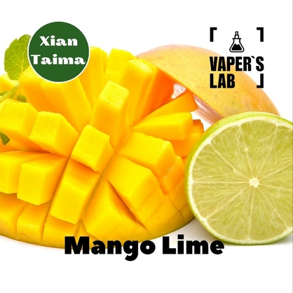 Фото, Видео, Ароматизаторы для вейпа Xi'an Taima "Mango Lime" (Манго лайм) 