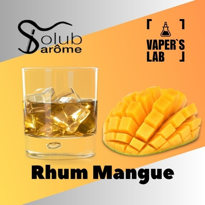 Фото, Видео, Премиум ароматизатор для электронных сигарет Solub Arome "Rhum Mangue" (Ром с манго) 