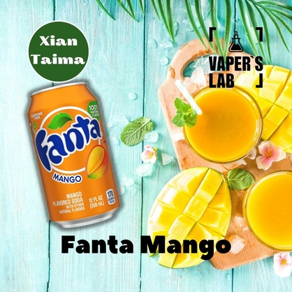 Фото, Видео, Ароматизаторы для вейпа купить украина Xi'an Taima "Fanta Mango" (Фанта манго) 