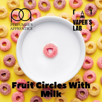 Фото, Відеоогляди на Кращі смаки для самозамісу TPA "Fruit Circles With Milk" (Фруктові кільця в молоці) 