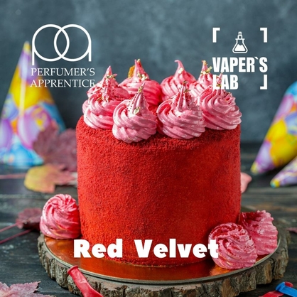 Фото, Видео, Премиум ароматизатор для электронных сигарет TPA "Red Velvet (DX)" (Торт красный бархат) 
