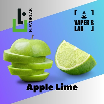 Фото на Ароматизатор для вейпа Flavor Lab Apple Lime 10 мл