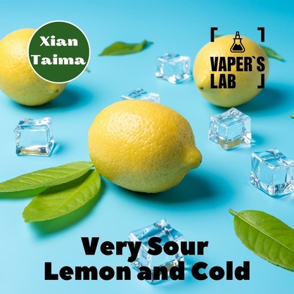 Фото, Видео, Ароматизатор для жижи Xi'an Taima "Very Sour Lemon and Cold" (Очень кислый и холодный лимон) 