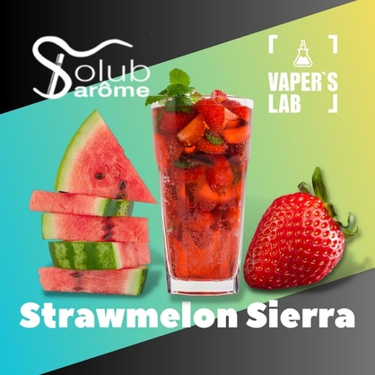 Фото, Відеоогляди на Преміум ароматизатор для електронних сигарет Solub Arome "Strawmelon Sierra" (Коктейль з кавуном та полуницею) 