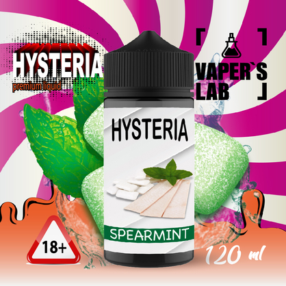 Фото жижа для вейпа без никотина купить hysteria spearmint 100 ml